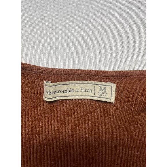 Abercrombie & Fitch Sweater Wrap Dress Size Medium Brown Office Career - Picture 4 of 7